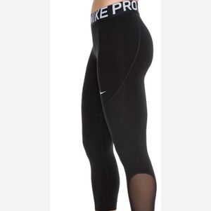Nike Black Performance Leggings with Branded Waistband